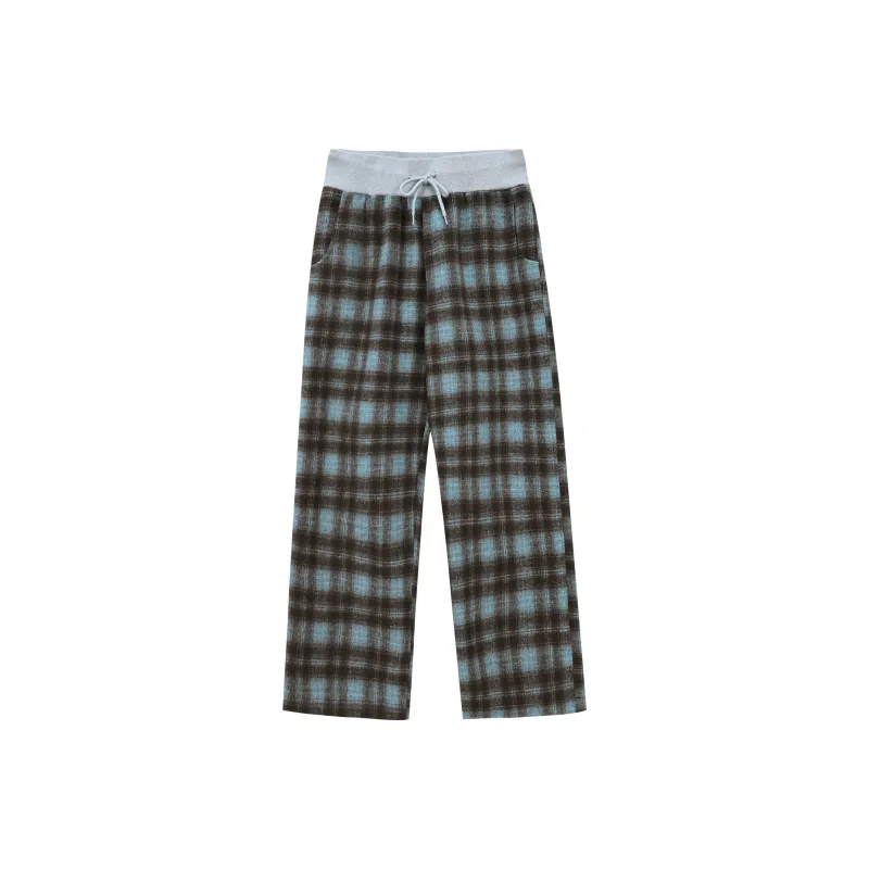WORKSOUT Casual Pants Unisex Brown Red-5