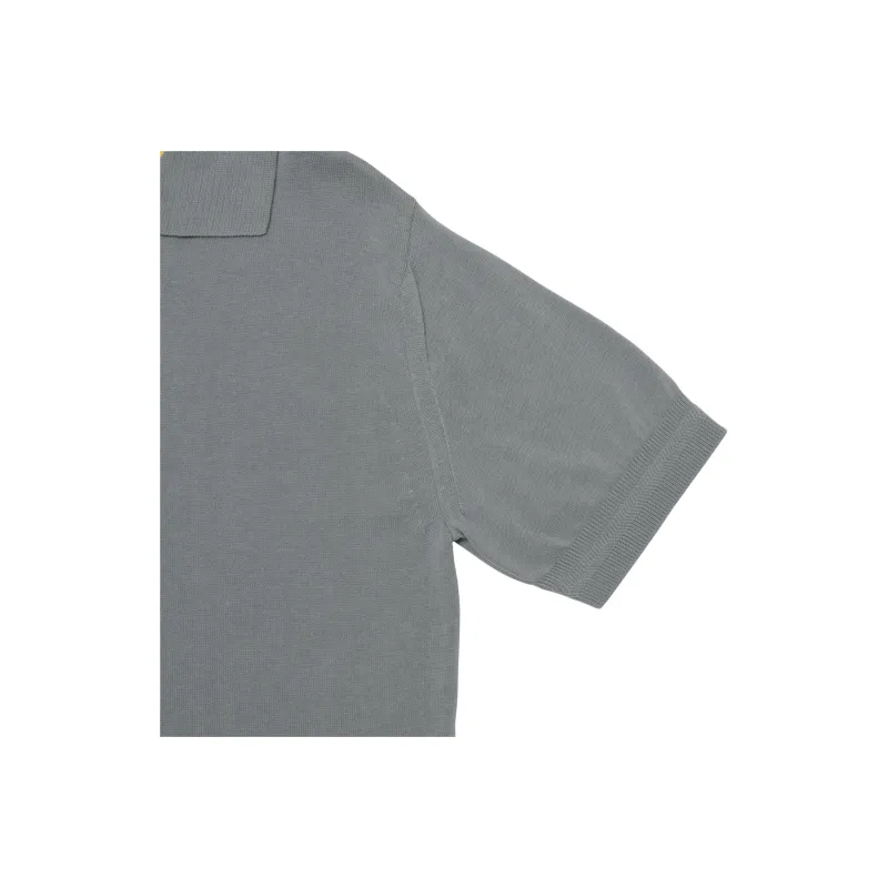 Onitsuka Tiger SS25 KNIT Polo Shirt Men's Gray-3