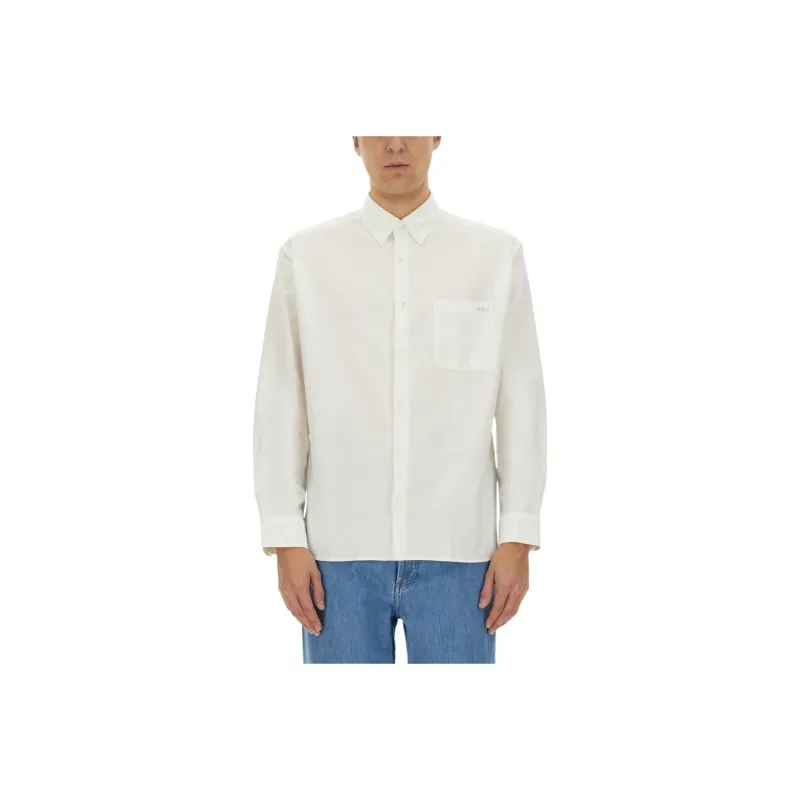 A.P.C Buttoned Long Sleeved Shirt-0