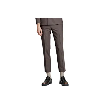 DIKENI Suit Trouser Men's Brown Coffee