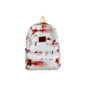 Alcohol Dragon Nylon Backpack Unisex Multicolor