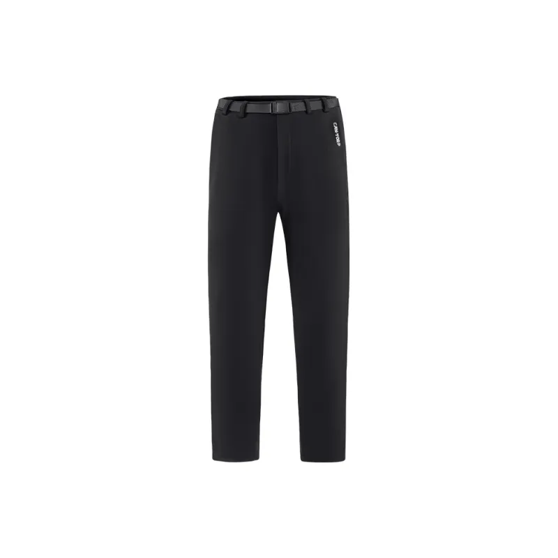 CAN·TORP 2024 Fall Windbreaker Pants Unisex Black-0