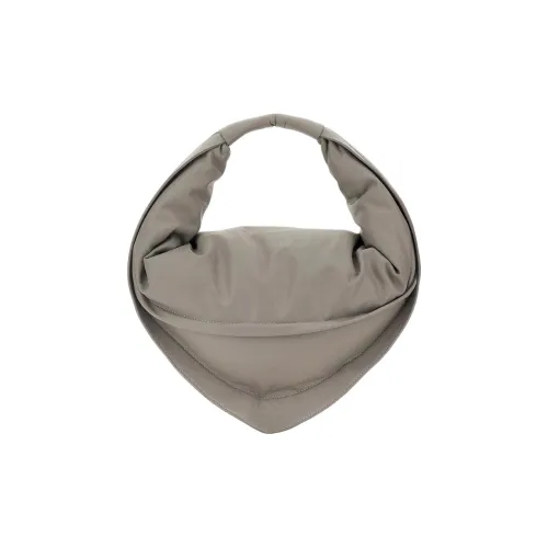 FEDERICO CINA Cow Leather Dumpling Bag, Shoulder Bag, Crossbody Bag, Handbag Women's Gray