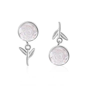 Daisy Dream 999 Fine Silver Earrings Women's