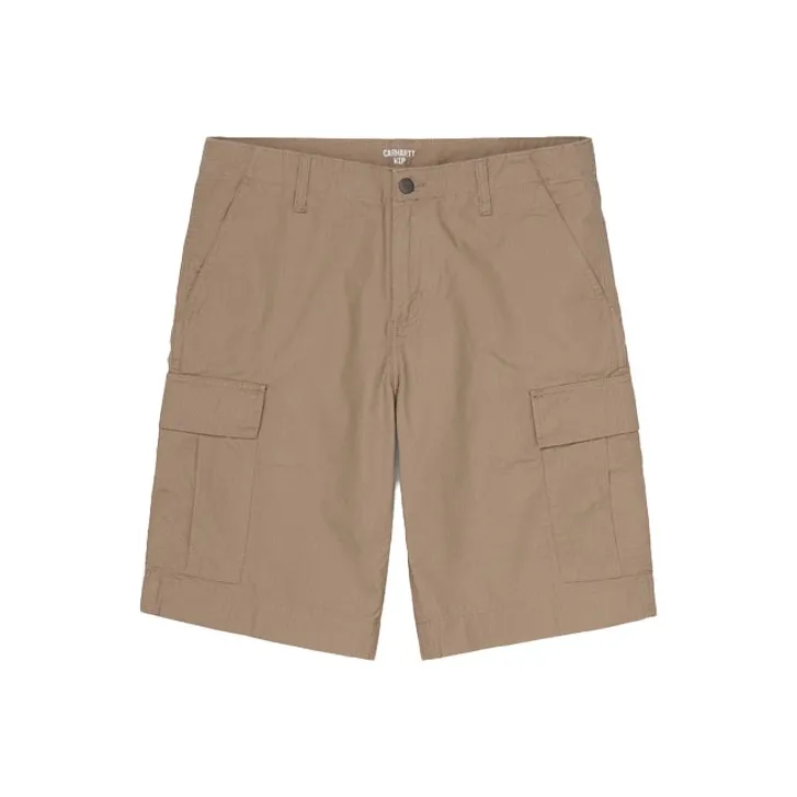 Carhartt WIP Logo Patch Knee Length Cargo Shorts-0