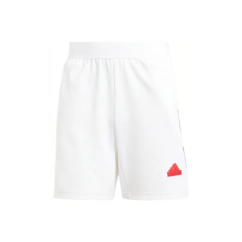 Adidas Casual Shorts Men's White/Team Marine Blue 2/Better Scarlet-0
