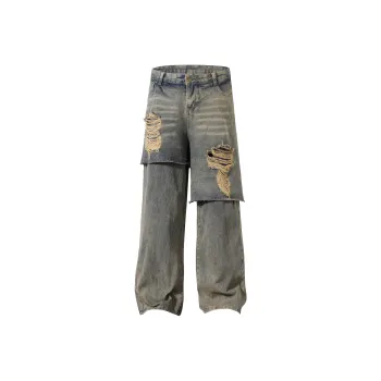 COMXZ Jeans Unisex Washed Color