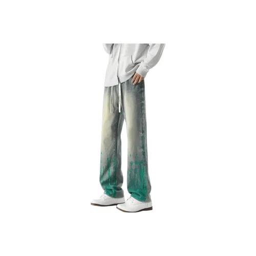Art Knitted Sports Pants Unisex Purple