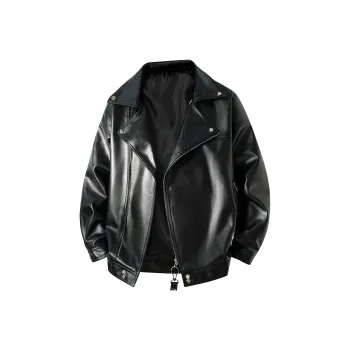 David Bakken Leather Jacket Unisex Black