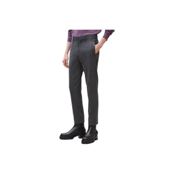 HERMES Suit Trousers Men Gray