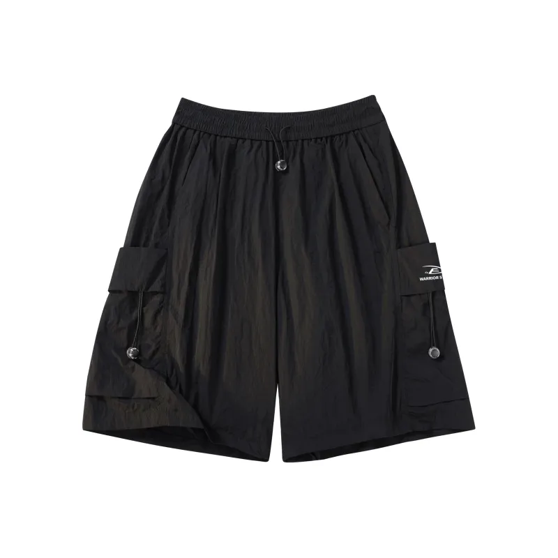 Warrior Huichao Riding The Wind Collection Cargo Shorts Unisex-6