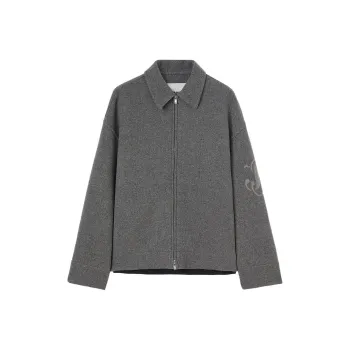 JIL SANDER Zipped Up Wool Jacket