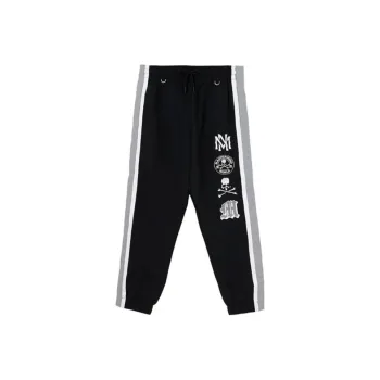 Mitchell & Ness x MASTERMIND WORLD FW24 Casual Pants Unisex Black