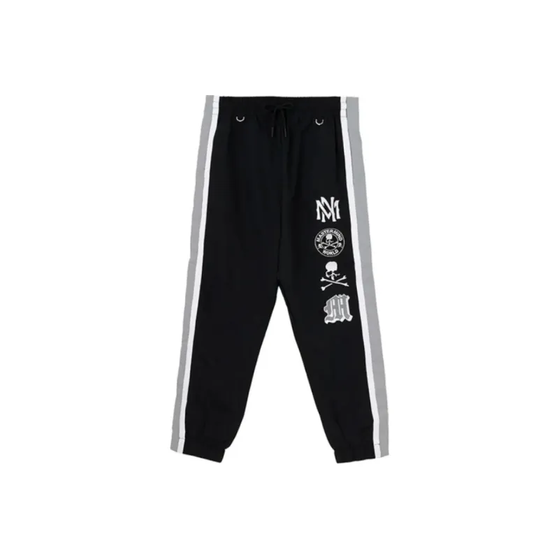 Mitchell & Ness x MASTERMIND WORLD FW24 Casual Pants Unisex Black-0