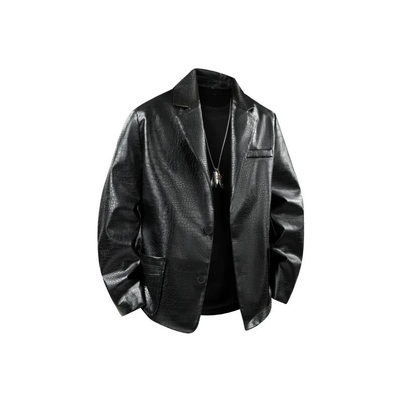 Lightning X Storm Leather Jacket Unisex-0