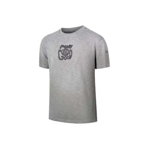 Saucony T Shirts Unisex Gray
