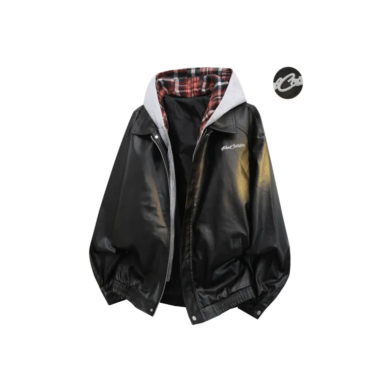 PAUL COSTELLOE Leather Jacket Unisex-20