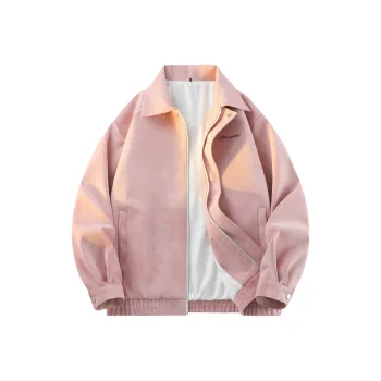 AKIN Leather Jacket Unisex Pink