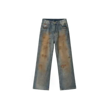 XINYINSU 24FW Jeans Unisex Blue