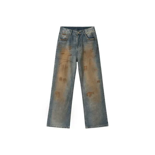 XINYINSU 24FW Jeans Unisex Blue