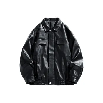 Universal Templates Leather Jacket Unisex