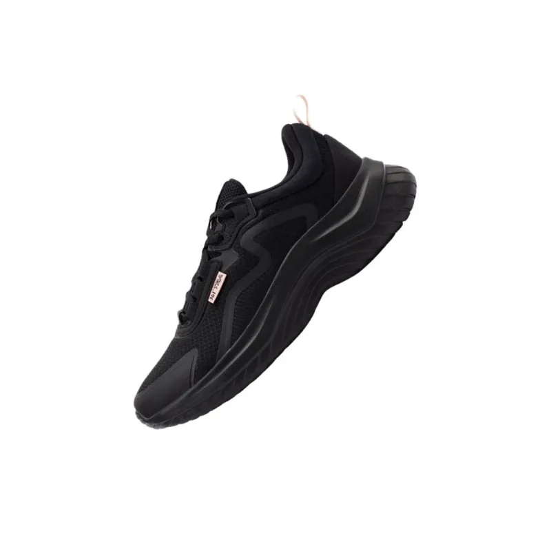 361° Breathable And Lightweight Low Top Carbon Plate Running Shoes Women's Black-1