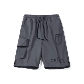 Guuka Casual Shorts Men Dark Gray