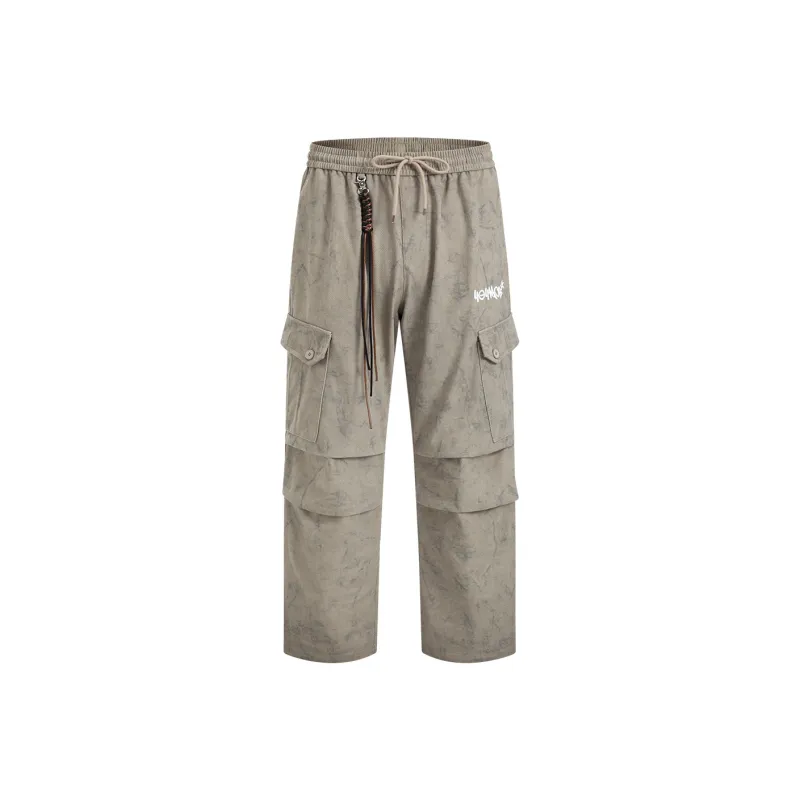 404MOB GANG Cargo Pants Unisex Desert Apricot-0