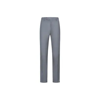 DIKENI Suit Trouser Men's Gray Plaid