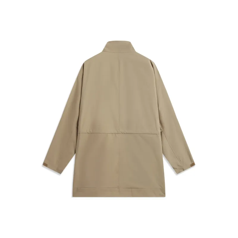 LiNing Sports Life Collection Trench Coat Men's Ochre Khaki-1