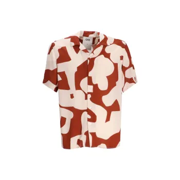 OAS Shirts Men Reddish Umber