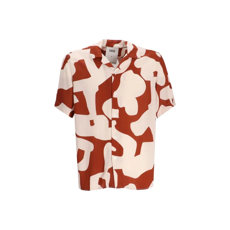 OAS Shirts Men Reddish Umber-0
