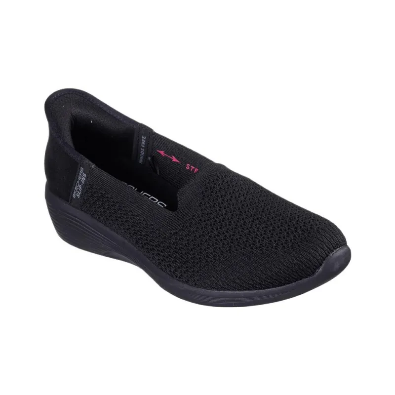 Skechers Arya Low Top Casual Shoes Women's Black-2