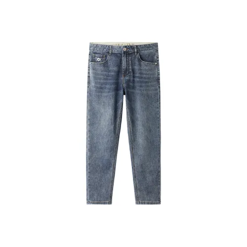 HLA Jeans Men Blue Gray Denim Gradient Medium A1