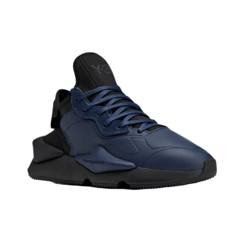 Y 3 Y 3 Kaiwa Slip Resistant Low Top Chunky Sneakers Unisex Blue-2