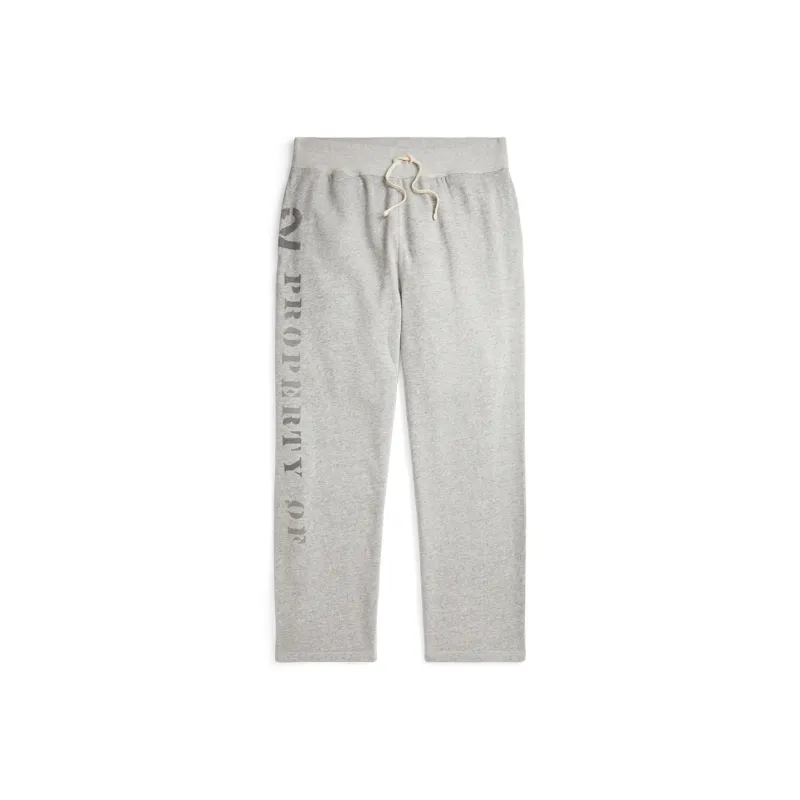 Polo Ralph Lauren FW24 Knitted Sports Pants Men's Gray-0