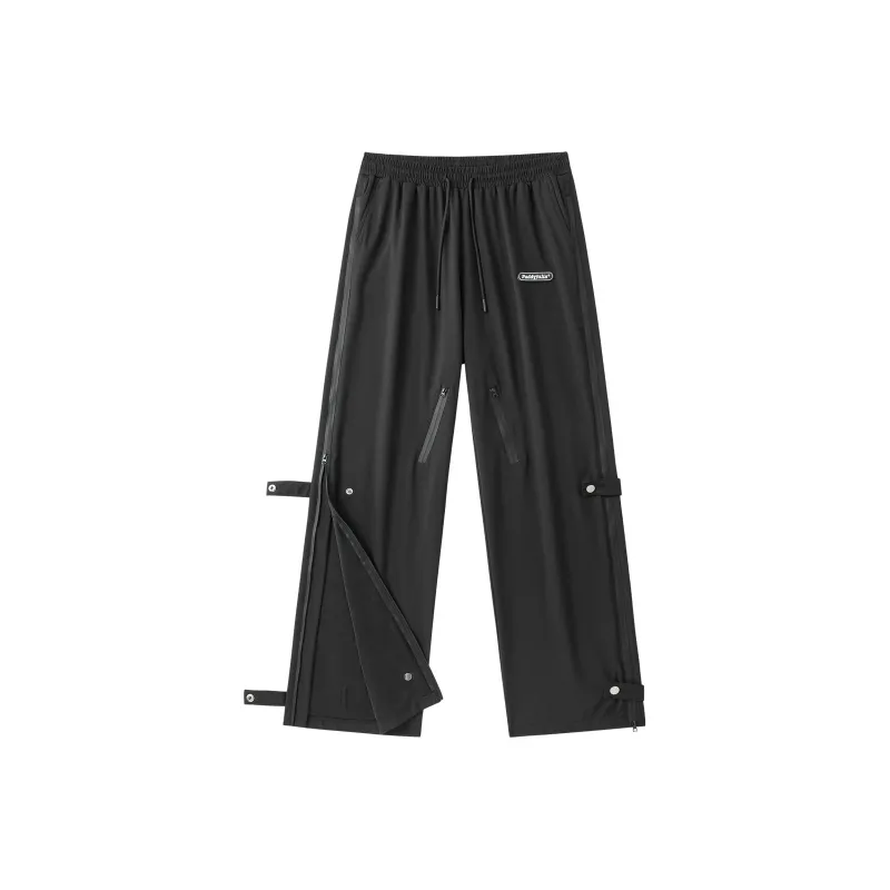 paddy julia Side Zippered Pockets Casual Pants-6
