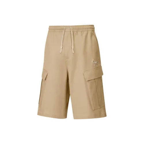 PUMA x MAISON KITSUNE Cargo Shorts Men's Khaki
