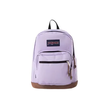 JanSport Polyester Backpack Medium Size Unisex Twilight Mountain Purple