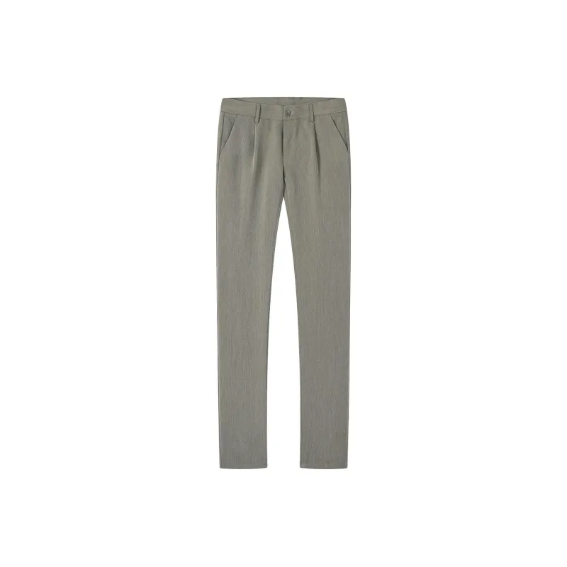 Red bean Suit Trousers Men-7