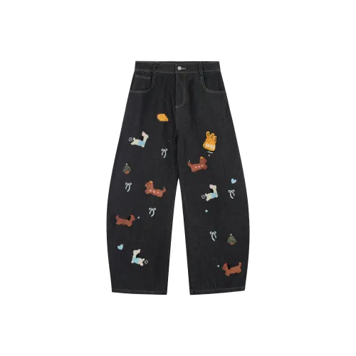 GBXM Jeans Unisex Black