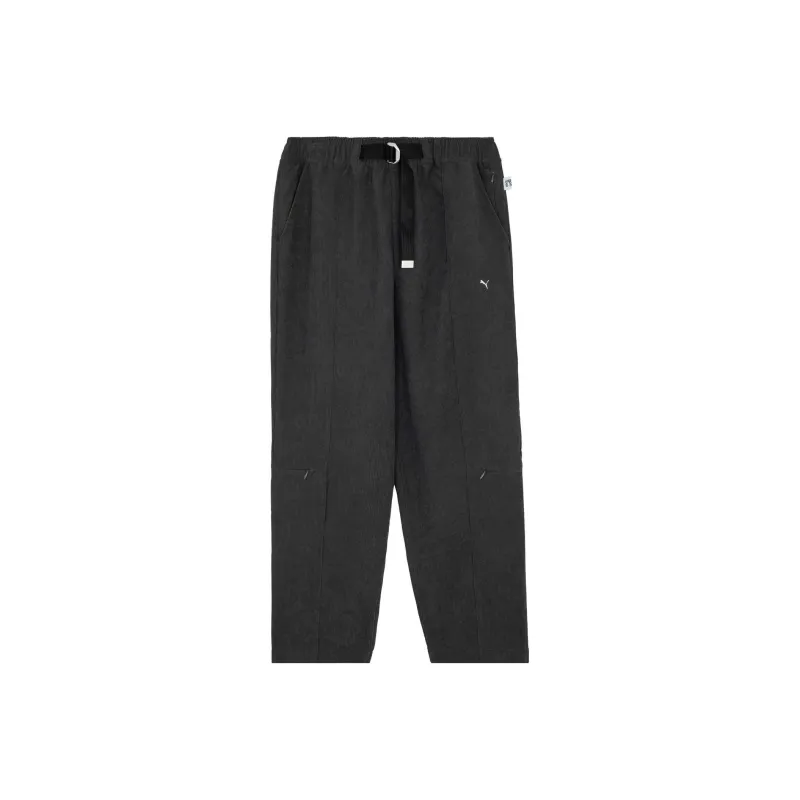 PUMA Casual Pants Unisex Charcoal Black-0