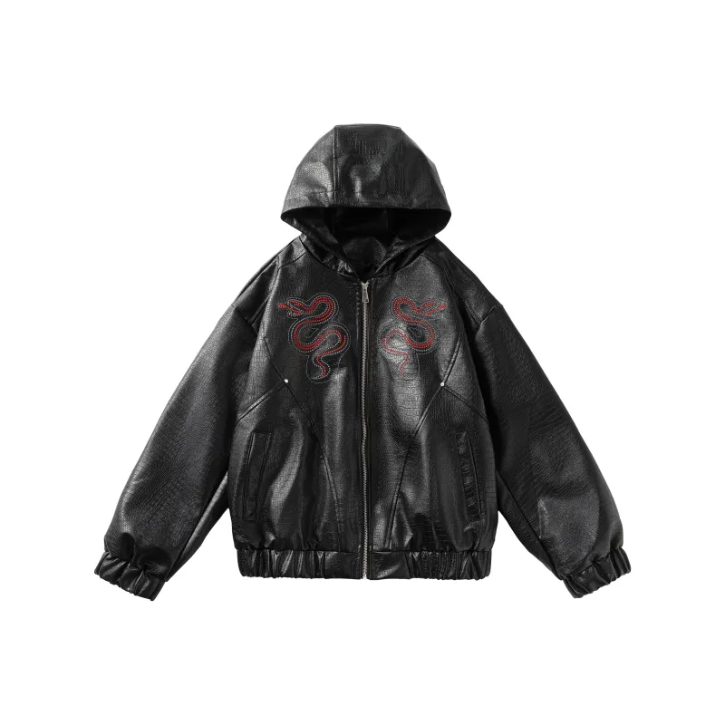 ACUOD BY CHANU Leather Jacket Unisex-0
