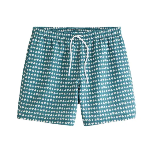 Abercrombie＆Fitch Casual shorts Octavia Men's Cyan Pattern