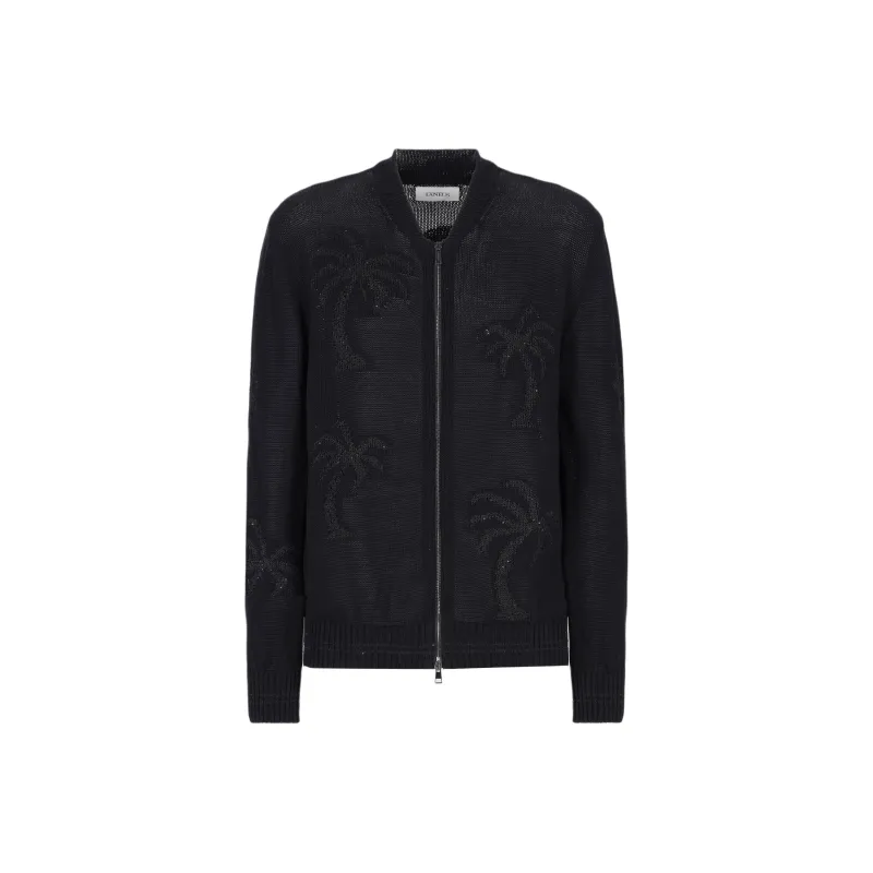 LANEUS Palm Tree embroidered Jacket-0