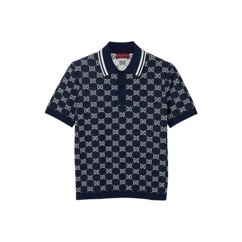 GUCCI GG jacquard Polo Shirt-0