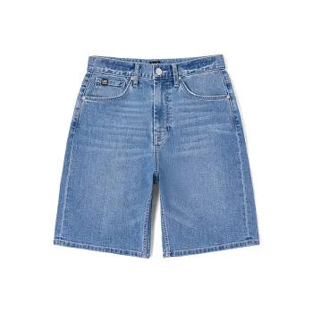 Lee Denim Shorts Men Light Blue
