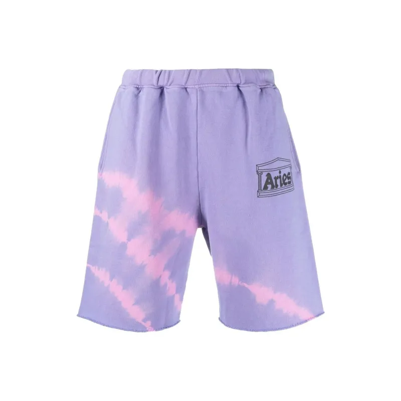 Aries Casual Shorts Unisex Purple-0
