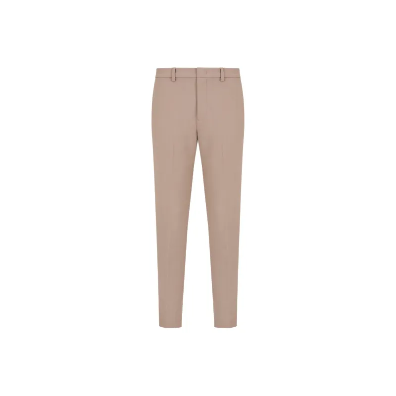 EMPORIO ARMANI Viscose blend Elasticated waist Trousers-0