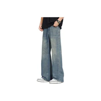 Tonlion Jeans Unisex Vintage Blue
